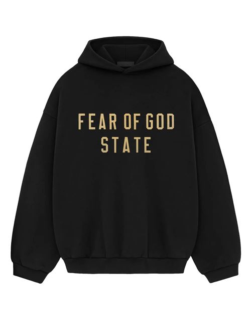 Fleece Hoodie- black Fear of God | 192BT246250FBLACK